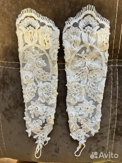 Перчатки свадебные