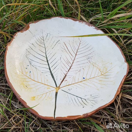 Тарелка керамическая большая