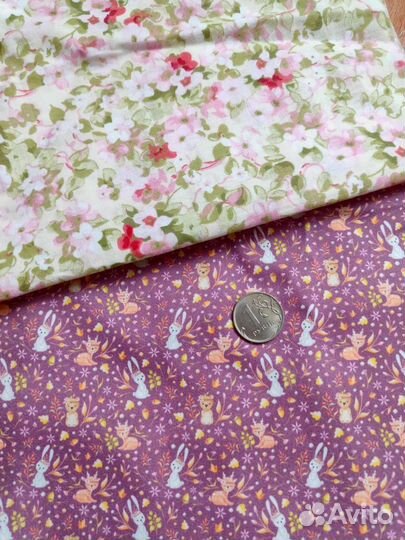 Набор тканей для шитья кукол мишек Тедди Пэчворка