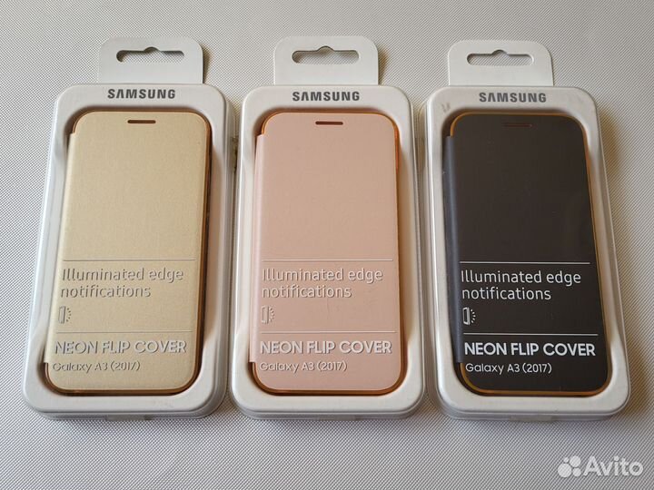 Чехлы на Samsung A3(2017) оригинал новые