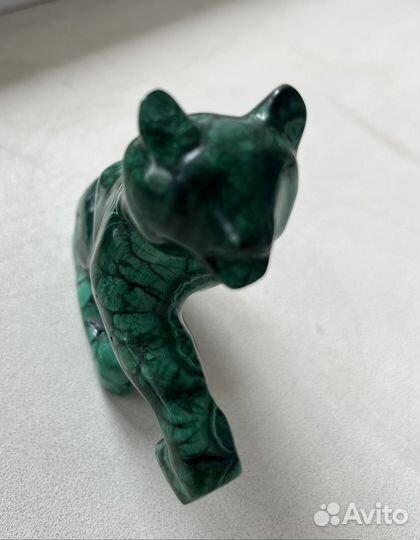 Тигр из малахита