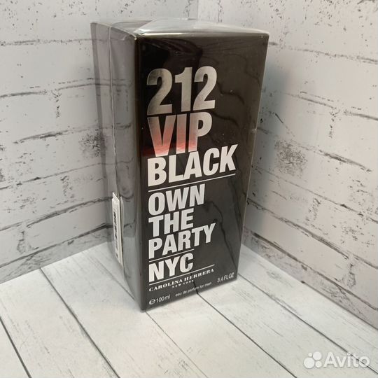 Carolina herrera 212 vip black 100 ml
