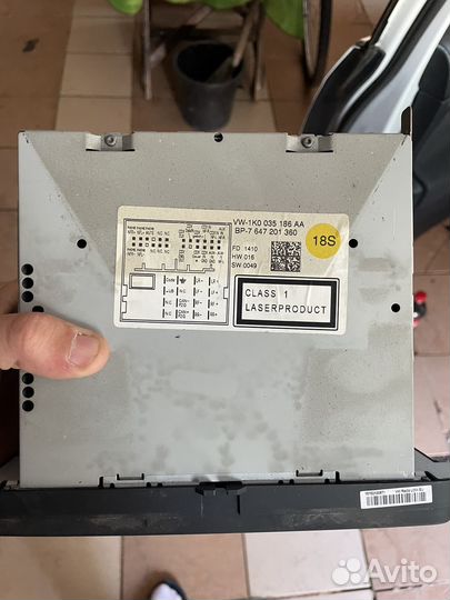 Магнитола volkswagen jetta 5