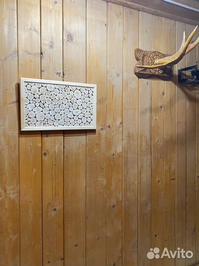 Панно из можжевельника