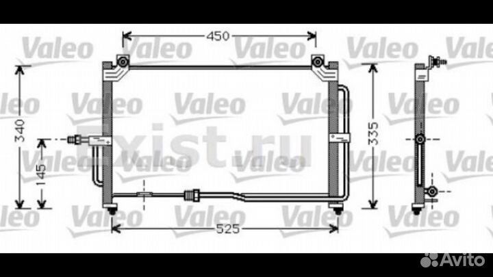 Продам радиатор кондинционера дэо Матиз
