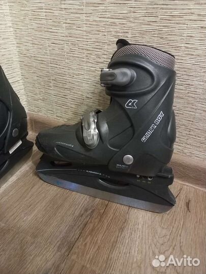 Коньки хоккейные размер 33-35