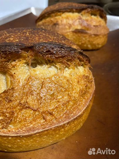 Хлеб на закваске (без дрожжевой)