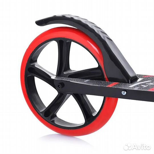 Самокат rocket R0066, 200 мм, красный
