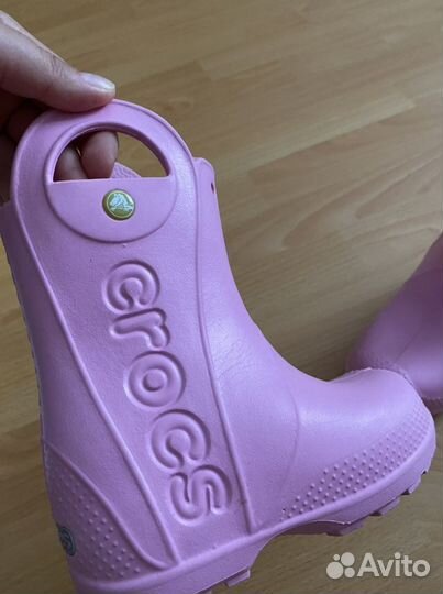 Резиновые сапожки crocs