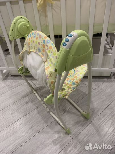 Кроватка с маятником пеленальная доска кокон мобил