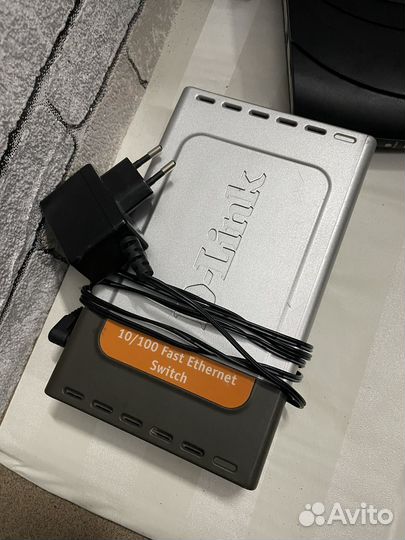 Коммутатор D-Link (2шт.+роутер Zebra)