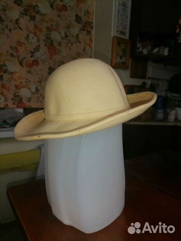 Шляпа женская фетровая