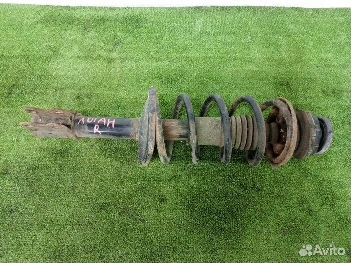 Стойка подвески передняя правая Renault Logan 1