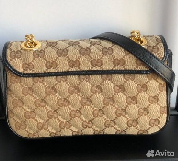 Сумка женская Gucci Marmont mini bag canvas