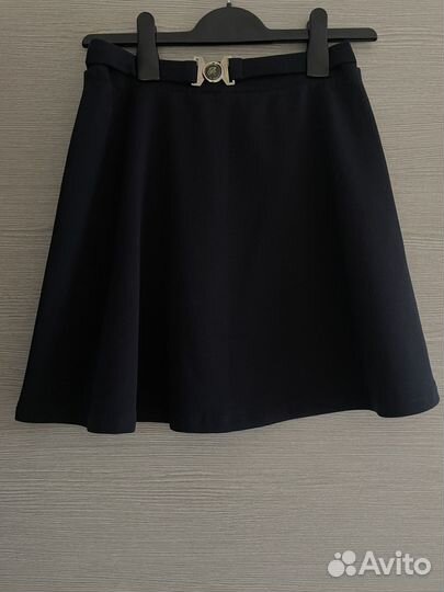 Юбка школьная синяя