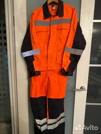 Костюм комбинезон рабочий сигнальный