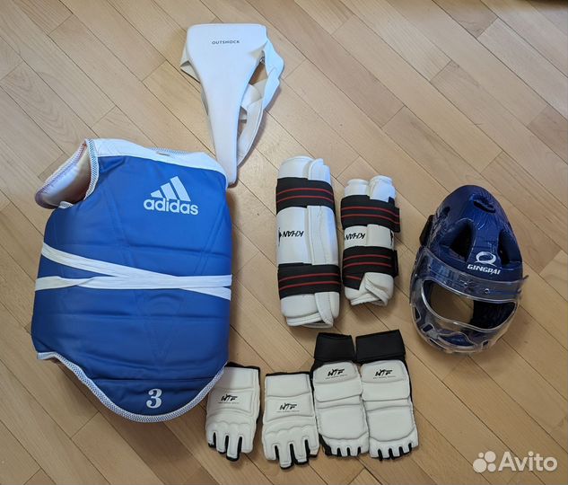 Жилет для тхэквондо adidas и защита
