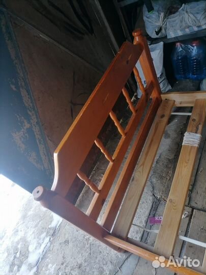 Кровать односпальная 90х200 бу