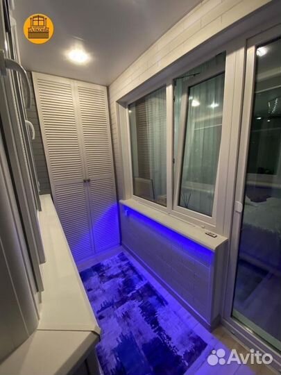 Отделка балконов и лоджий под ключ