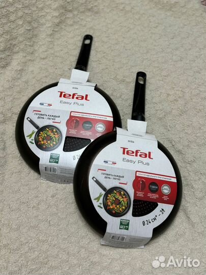 Сковорода Tefal новая 24 26 см 2 шт