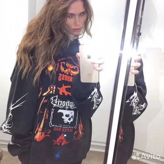 Худи Vetements Hardcore Patch Hoodie