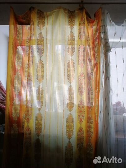 Шторы гардины 2 шт, длинные
