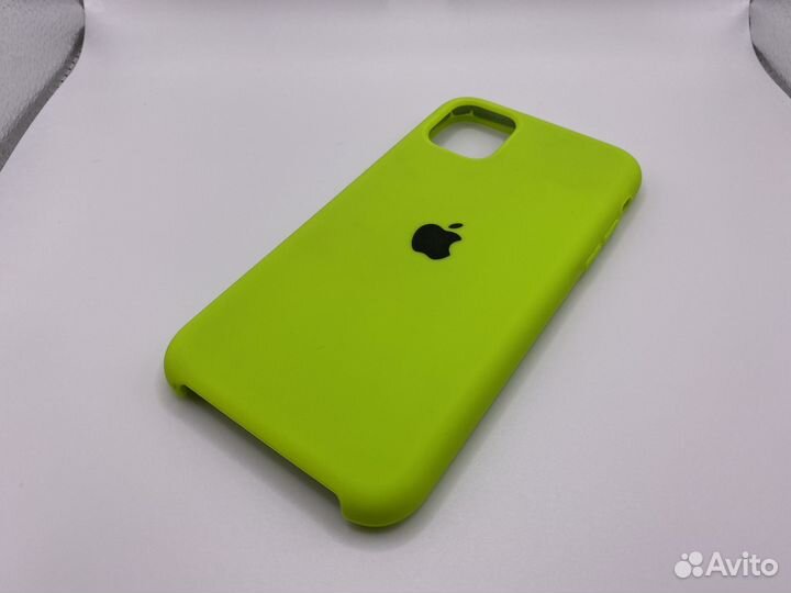 Чехол на iPhone 11 Silicon Case Juicy green