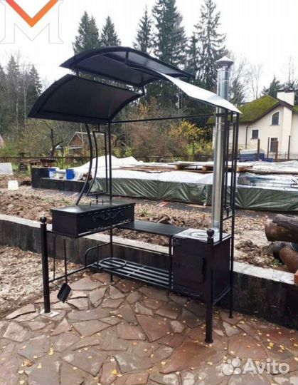 Мангал С крышей