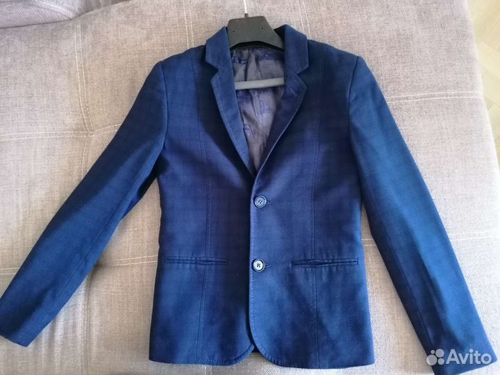 Школьный костюм для мальчика 140 синий