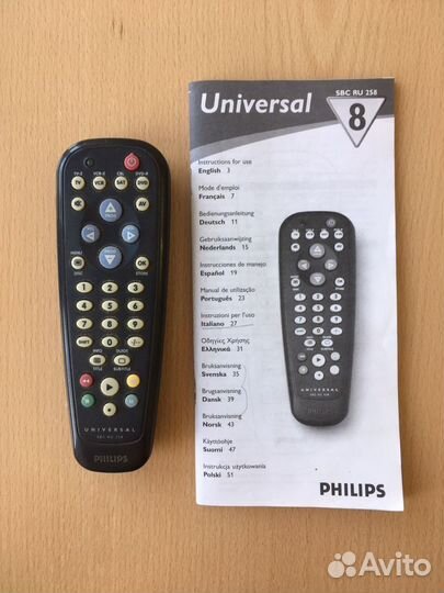 Универсальный пульт д/у для тв и видео