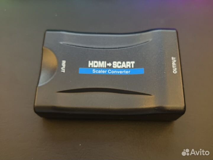 Конвертер (преобразователь сигнала) hdmi to scart