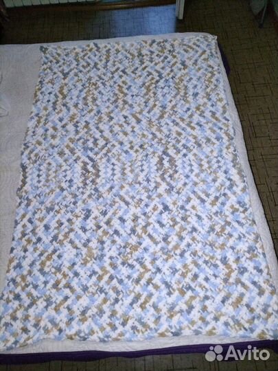 Плед вязаный