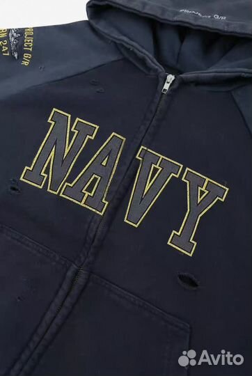 Зип худи grailz project navy