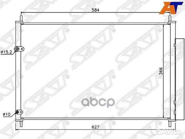 Радиатор кондиционера Toyota Allion (T260) 07-21