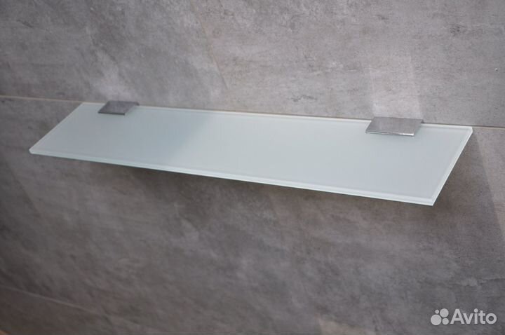 Стеклянная полка на заказ по вашим размерам прямая