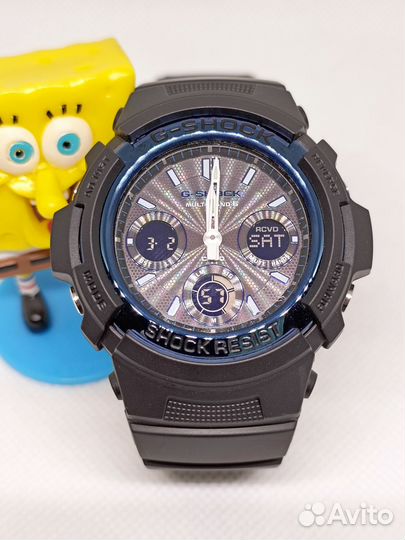 Casio G-Shock AWG-M100A (Tough Solar),Multi band 6