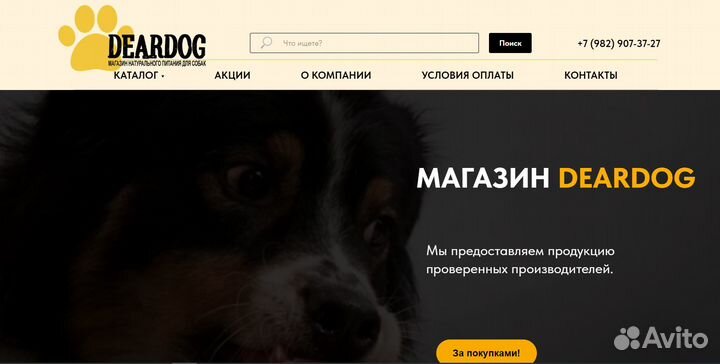 Разработка сайта, лендинг под ключ на тильде