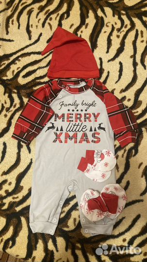 Слип новогодний 62 68