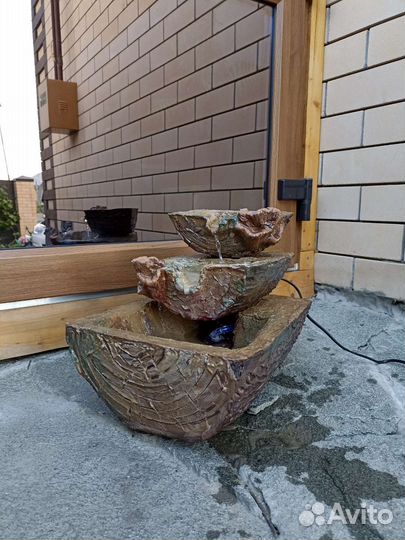 Декоративный фонтан водопад