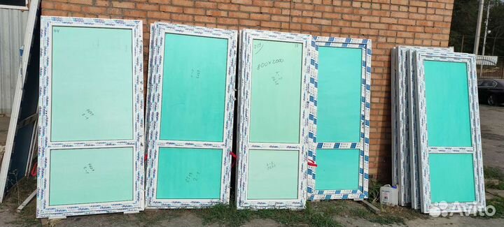 Пластиковые окна и двери бу И новые