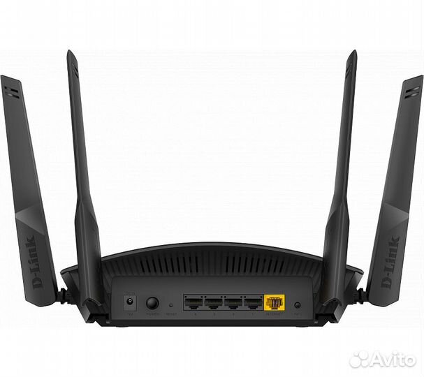 Wi-Fi роутер D-link DIR-X1860/RU/R1A, черный