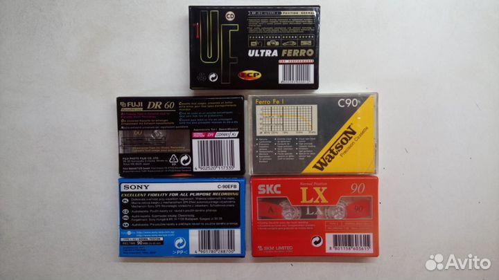 Аудио кассеты 5 штук