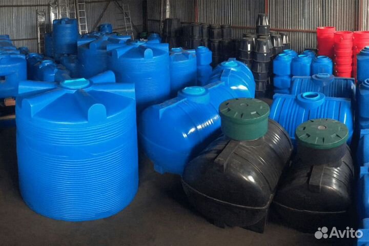 Емкости пластиковые от 100л до 20 тонн,для воды,дт