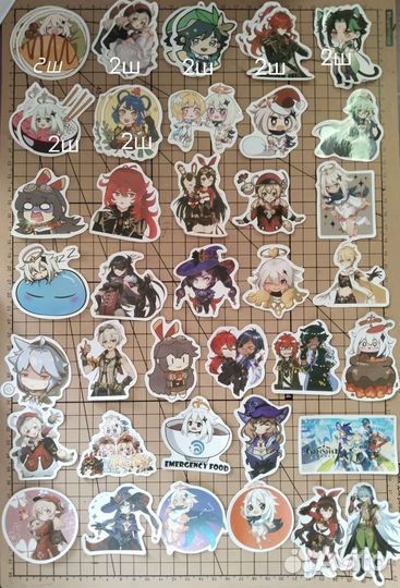 Наклейки с аниме