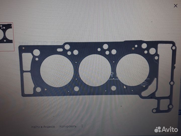 Прокладка ГБЦ правая\ MB W202/W203/W210/W211/W163
