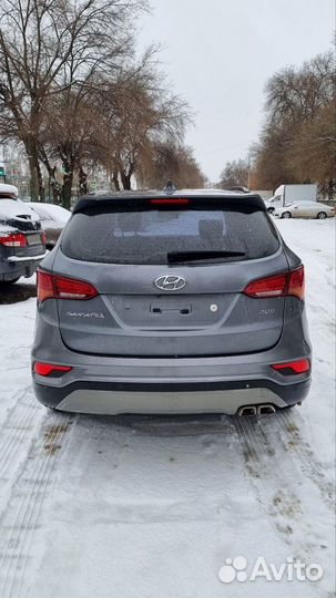 Hyundai Santa Fe 2.0 AT, 2017, 77 000 км