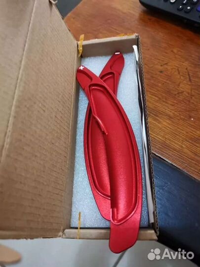 Накладки лепесков руля Митсубиши