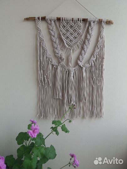 Настенное панно макраме