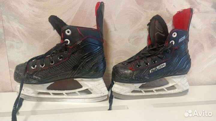 Хоккейные коньки bauer 33 размер