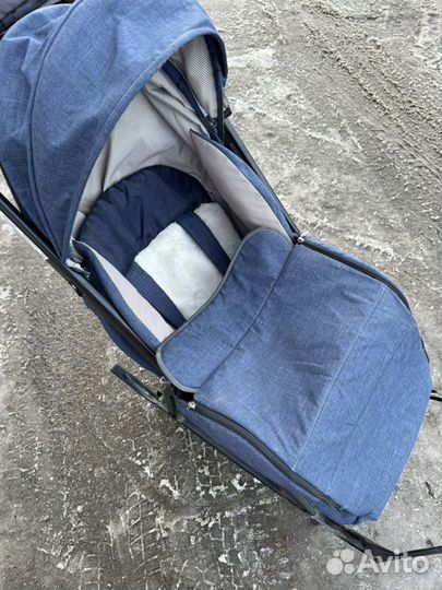 Детские санки коляска